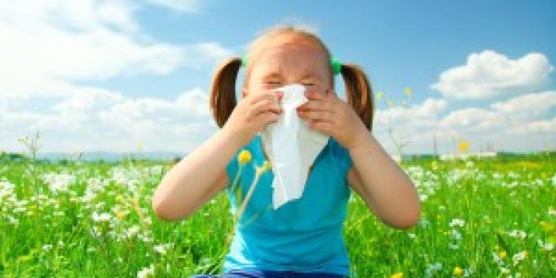 Little girl sneezing into tissue. Interstate Pest Management serving Portland OR & Vancouver WA talks about whether you have spring allergies or pest infestations.